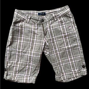 OTB Plaid Bermuda Shorts Relaxed Fit